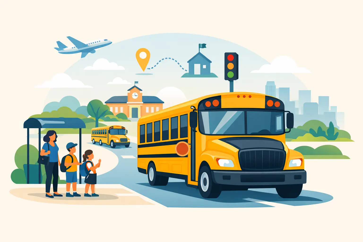Read more about the article What Is School Bus Transportation?