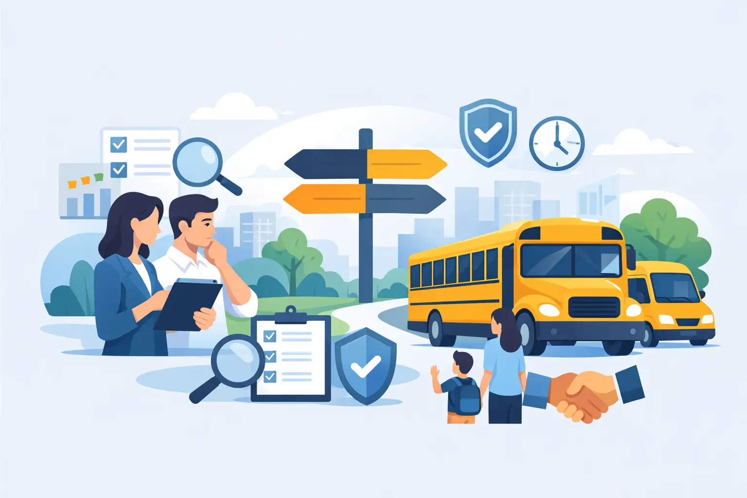 Read more about the article How to Choose the Best School Bus Service