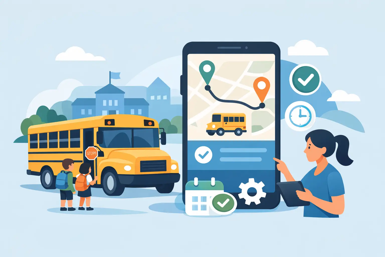 You are currently viewing What a School Bus Transportation App Should Do