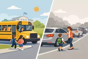 Read more about the article School Bus vs Parent Pickup: Which Works Better?